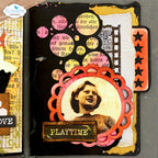 Elizabeth Craft Designs All Around Circles Dies 2365 stars playtime card