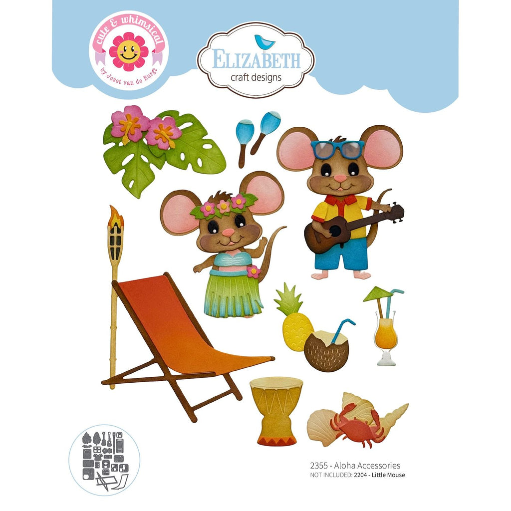 Elizabeth Craft Designs Aloha Accessories Dies 2355