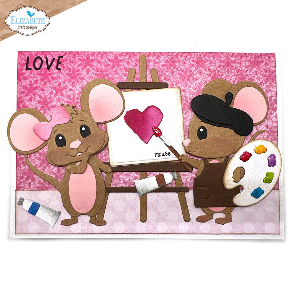 Elizabeth Craft Designs Art Accessories Dies 2288 love paint