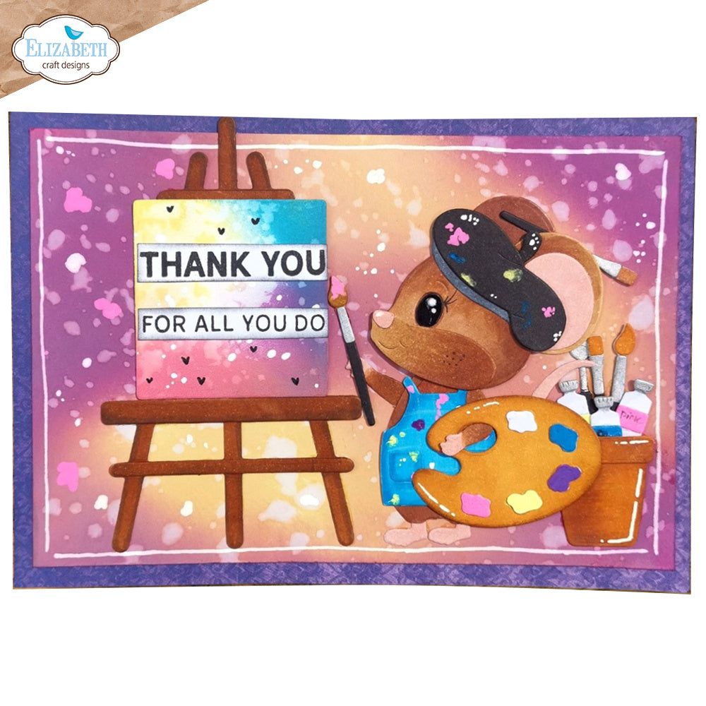 Elizabeth Craft Designs Art Accessories Dies 2288 thank you