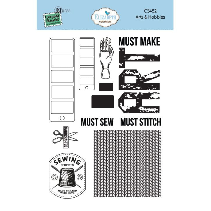Elizabeth Craft Designs Arts and Hobbies Clear Stamps cs452
