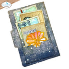 Elizabeth Craft Designs Backgrounds Volume 2 12x12 Paper c033 sheets sunshine