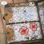 Elizabeth Craft Designs Backgrounds Volume 4 12x12 Paper c039 lace