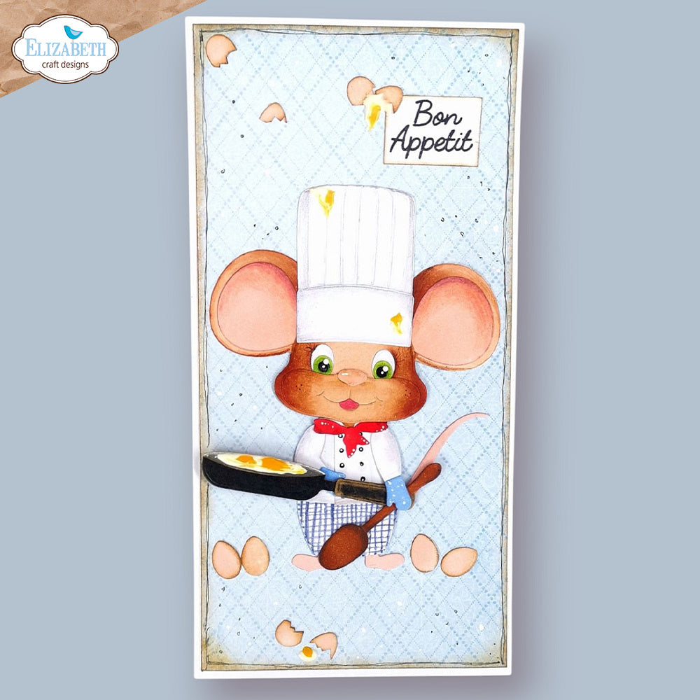 Elizabeth Craft Designs Baking Accessories Dies 2290 bon appetit