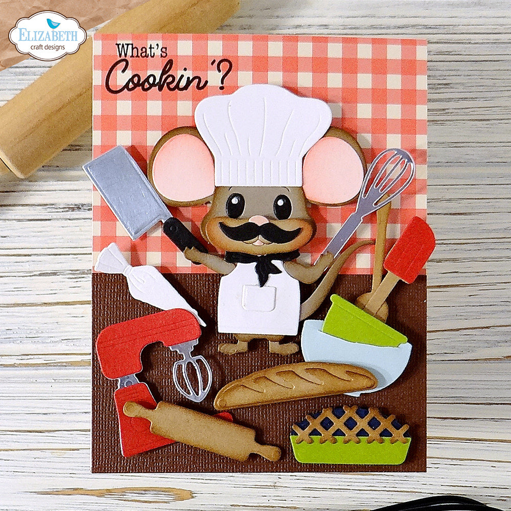 Elizabeth Craft Designs Baking Accessories Dies 2290 cooking