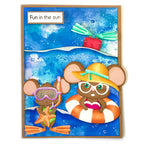 Elizabeth Craft Designs Beach Accessories Dies 2257 snorkel