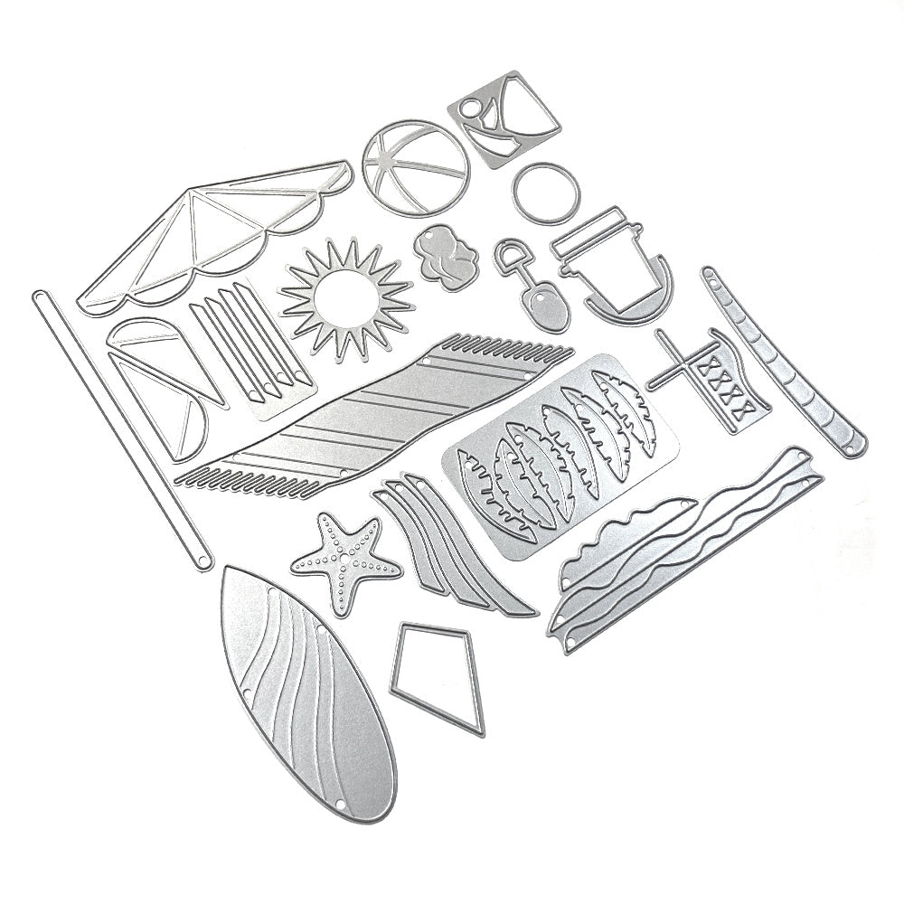 Elizabeth Craft Designs Beach Scenery Dies 2258 die