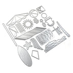 Elizabeth Craft Designs Beach Scenery Dies 2258 die