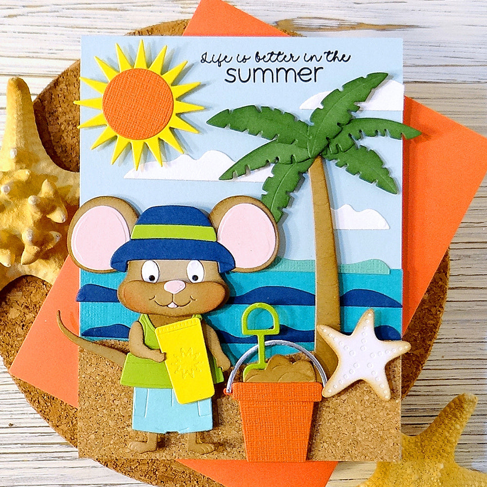 Elizabeth Craft Designs Beach Scenery Dies 2258 sun