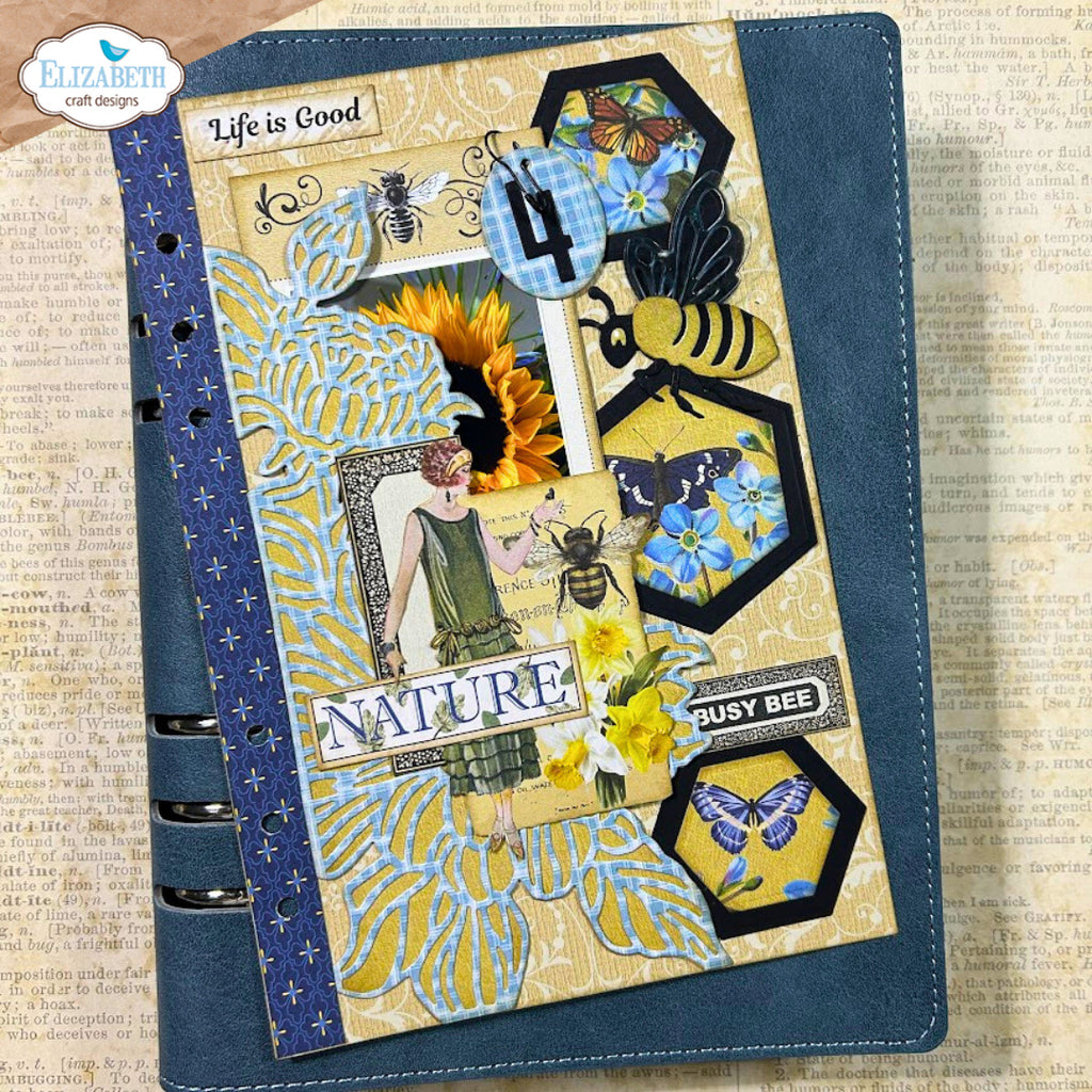 Elizabeth Craft Designs Bee and Flower Accents Dies 2339 nature