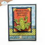 Elizabeth Craft Designs Beetles and Bugs Stamp and Die Set csd402 frog