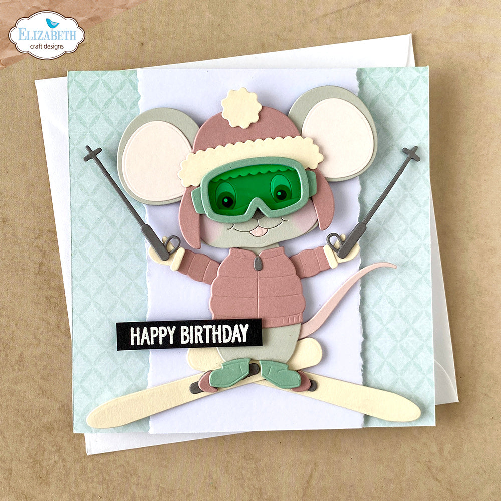 Elizabeth Craft Designs Big Mouse Winter Accessories Dies 2285 birthday