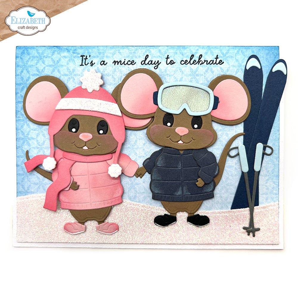 Elizabeth Craft Designs Big Mouse Winter Accessories Dies 2285 celebrate