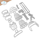 Elizabeth Craft Designs Big Mouse Winter Accessories Dies 2285 pieces