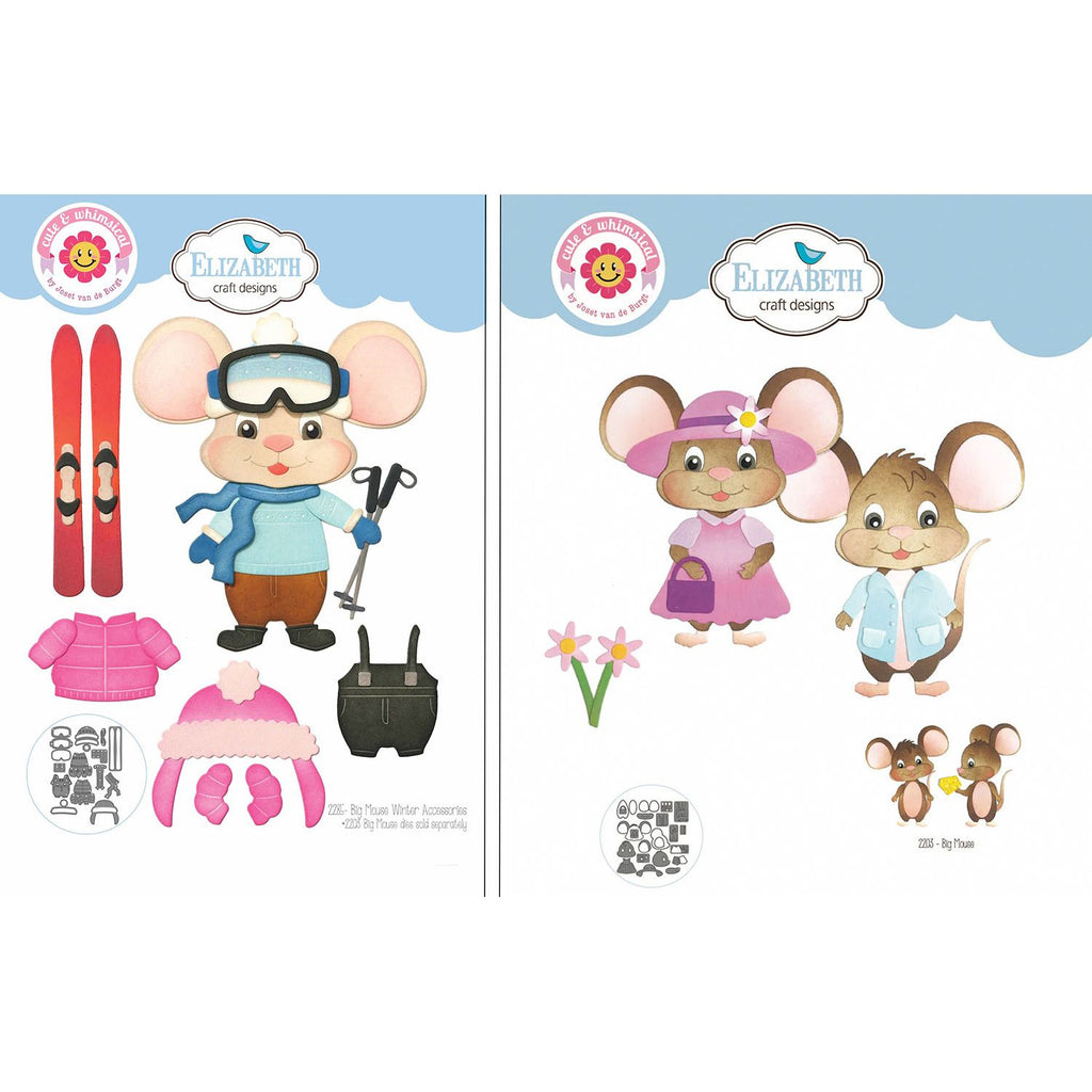 Elizabeth Craft Designs Big Mouse Winter Dies Bundle