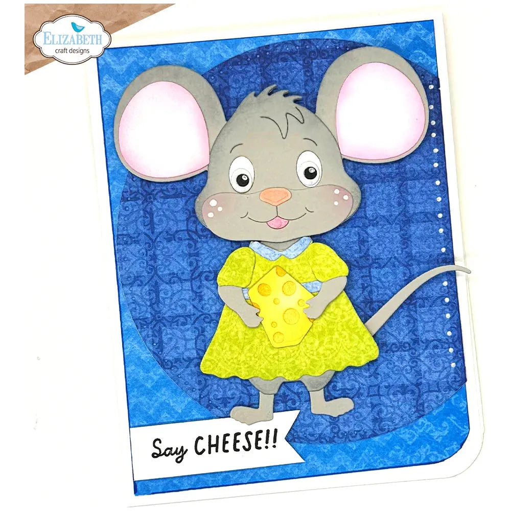 Elizabeth Craft Designs Big and Little Mouse Die Bundle cheese