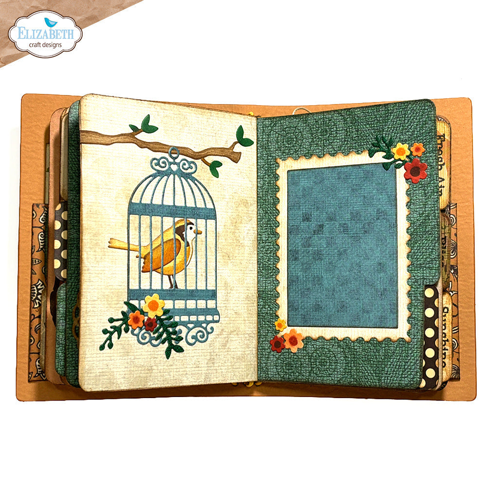 Elizabeth Craft Designs Birds and Dwellings Dies 2197 birdcage
