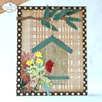 Elizabeth Craft Designs Birds and Dwellings Dies 2197 birdhouse