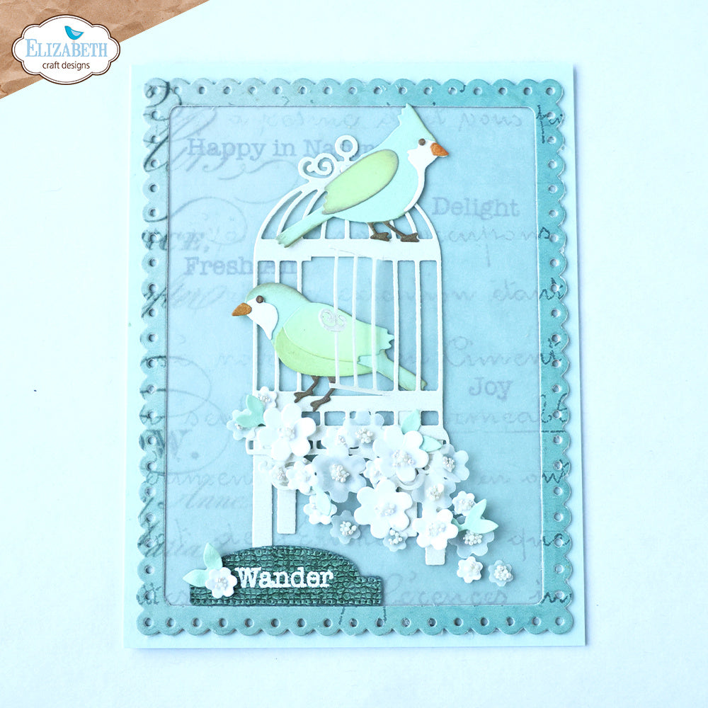 Elizabeth Craft Designs Birds and Dwellings Dies 2197 wander