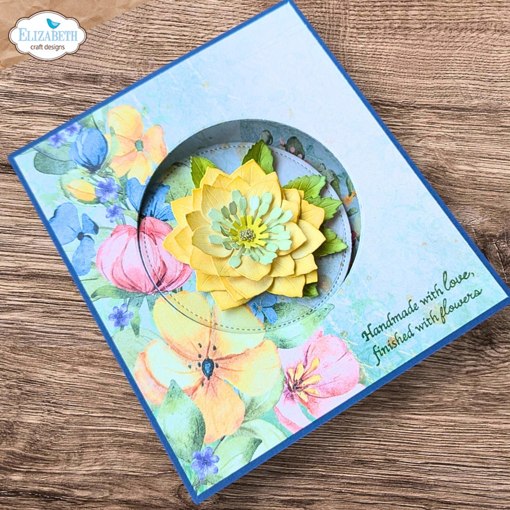 Elizabeth Craft Designs Bloom Sentiments Clear Stamps cs450 handmade