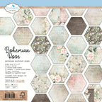 Elizabeth Craft Designs Bohemian Rose 12x12 Paper c037