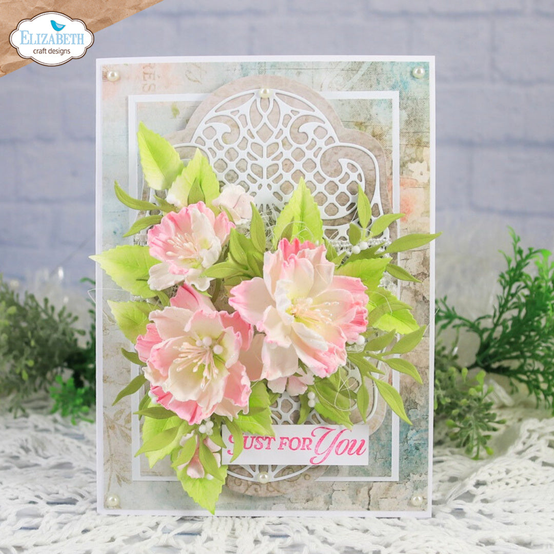 Elizabeth Craft Designs Bohemian Rose Sentiments Clear Stamps cs432 for you