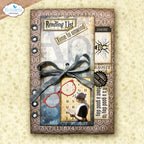 Elizabeth Craft Designs Book Lover Stamp and Die Set csd453 bumble bee