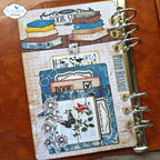 Elizabeth Craft Designs Book Lover Stamp and Die Set csd453 glasses