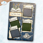 Elizabeth Craft Designs Book Lover Stamp and Die Set csd453 read more books
