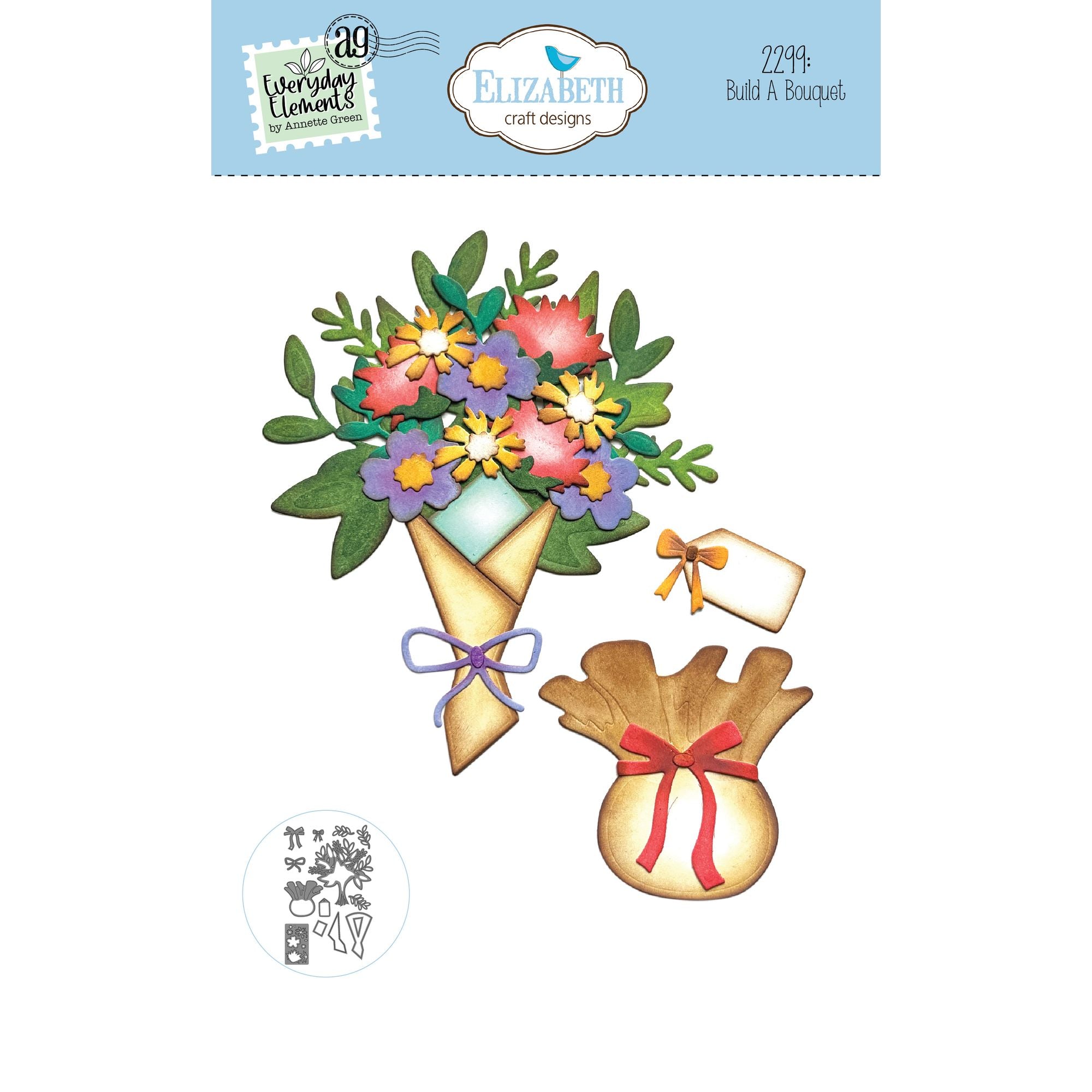 Elizabeth Craft Designs Build A Bouquet Dies 2299