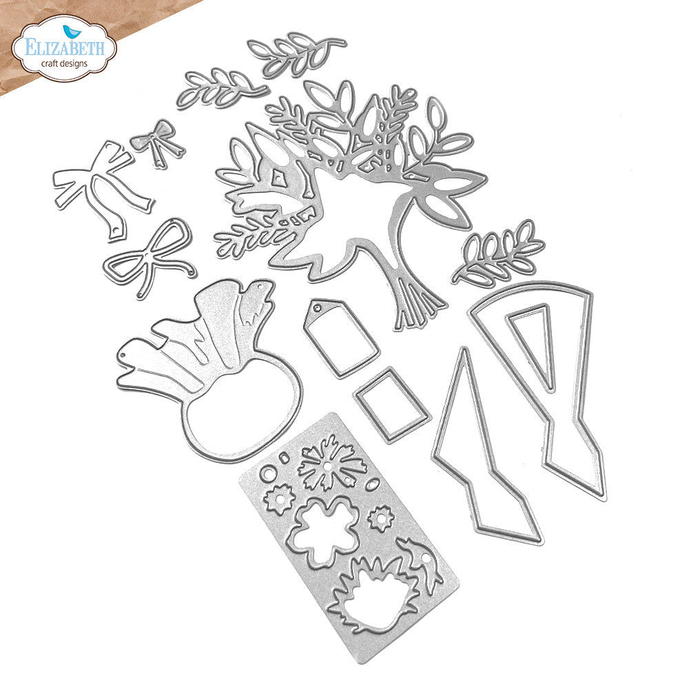 Elizabeth Craft Designs Build A Bouquet Dies 2299 pieces