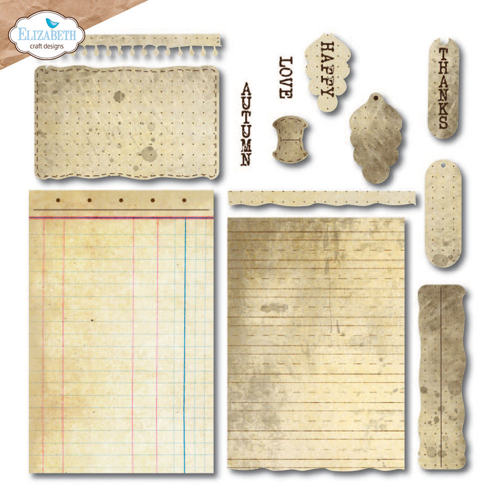 Elizabeth Craft Designs Build a Journal Dies 2292
