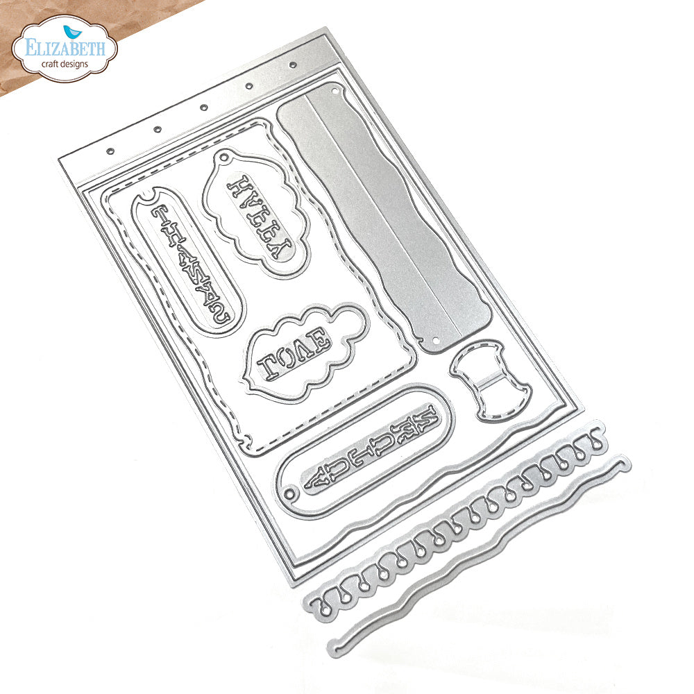 Elizabeth Craft Designs Build a Journal Dies 2292 dies