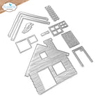 Elizabeth Craft Designs Cabin Dies 2287 pieces