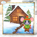 Elizabeth Craft Designs Cabin Dies 2287 winter