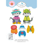Elizabeth Craft Designs Cat Clothing Accessories Dies 2372