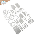 Elizabeth Craft Designs Cats Die and Stamp Bundle clothes
