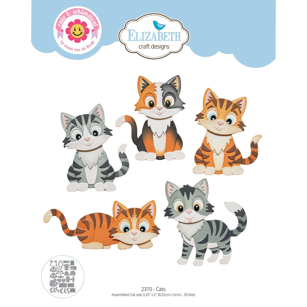 Elizabeth Craft Designs Cats Dies 2370