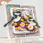 Elizabeth Craft Designs Chickadee Dies 2247 pearls