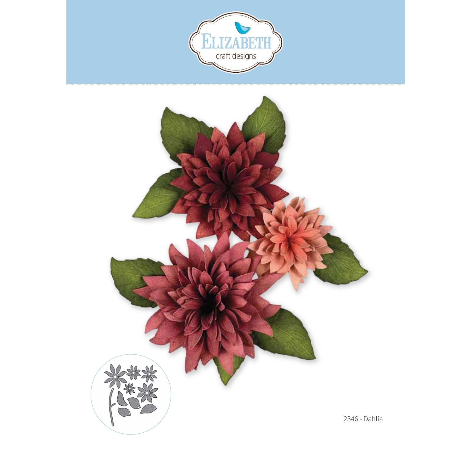 Elizabeth Craft Designs Dahlia Dies 2346