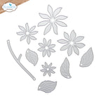 Elizabeth Craft Designs Dahlia Dies 2346 parts