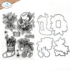 Elizabeth Craft Designs Deck the Halls Stamp and Die Set csd426
