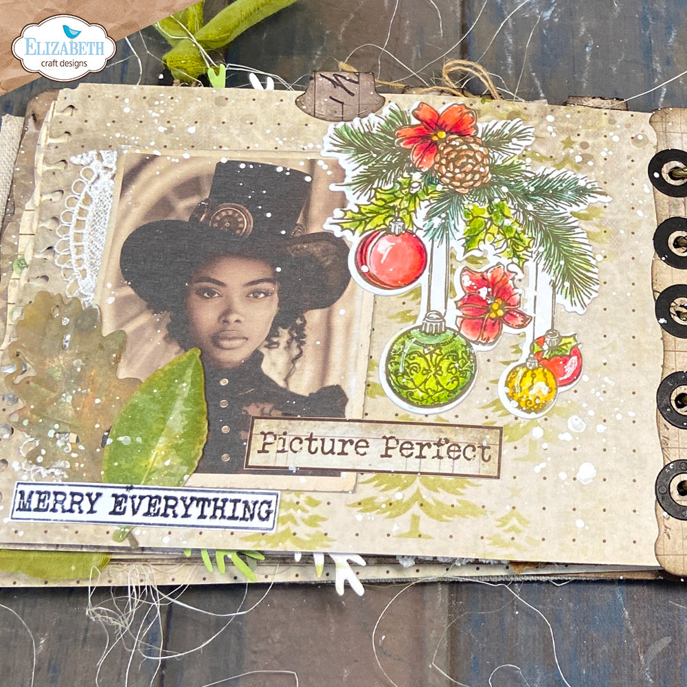 Elizabeth Craft Designs Deck the Halls Stamp and Die Set csd426 picture perfect