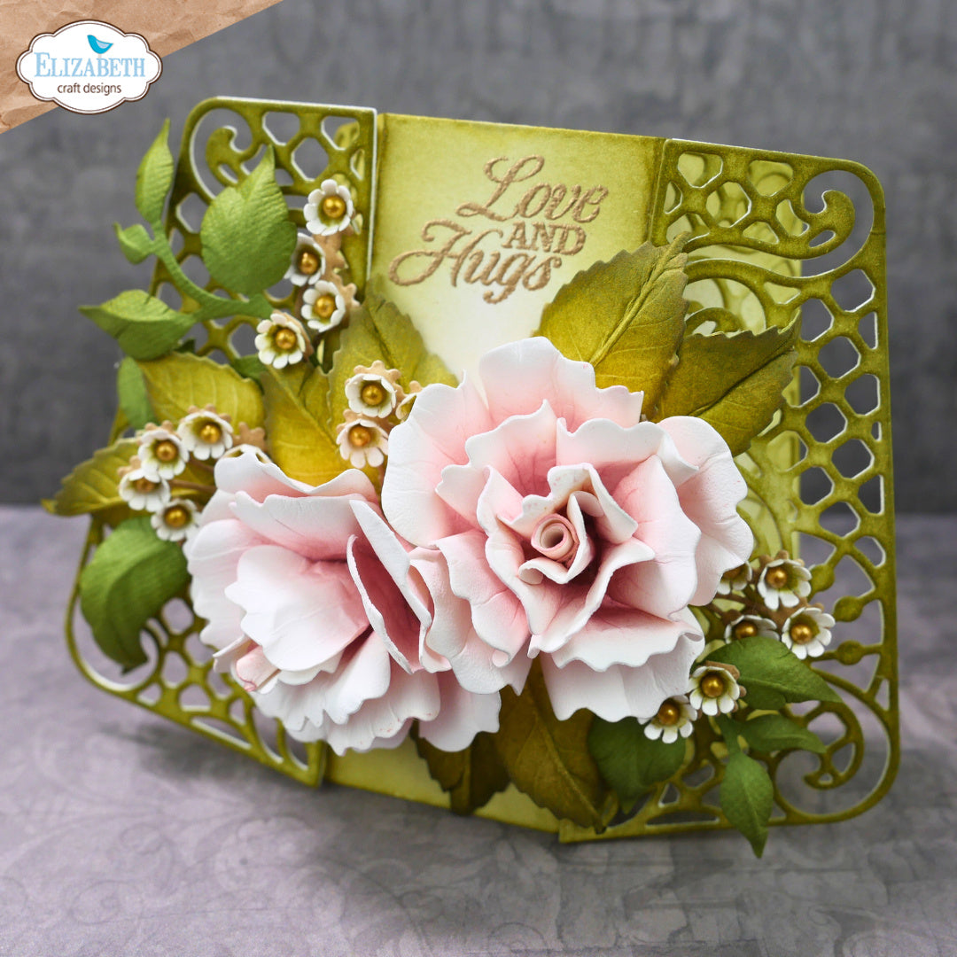 Elizabeth Craft Designs Delicate Fancy Card Easel Dies 2310 love