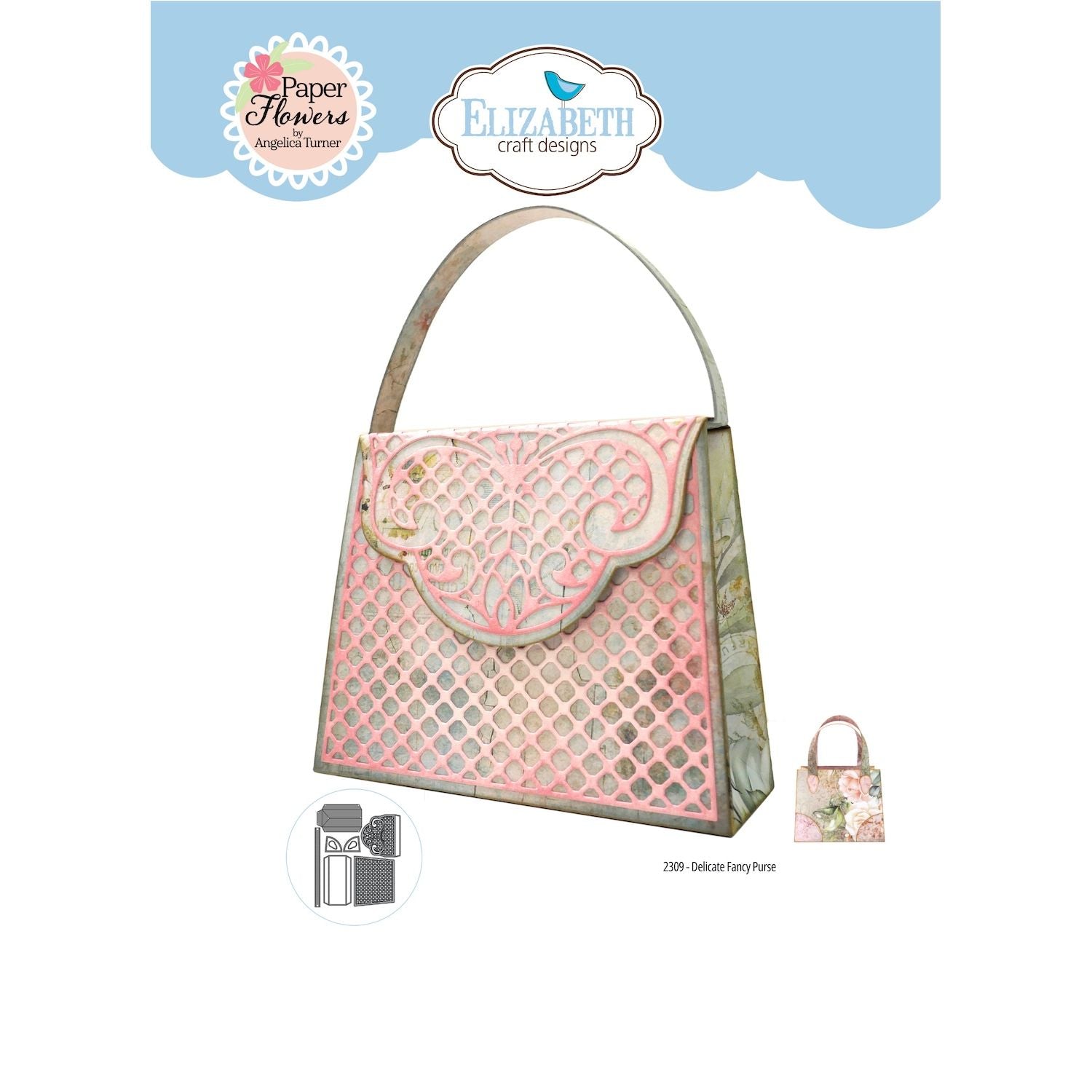 Elizabeth Craft Designs Delicate Fancy Purse Dies 2309