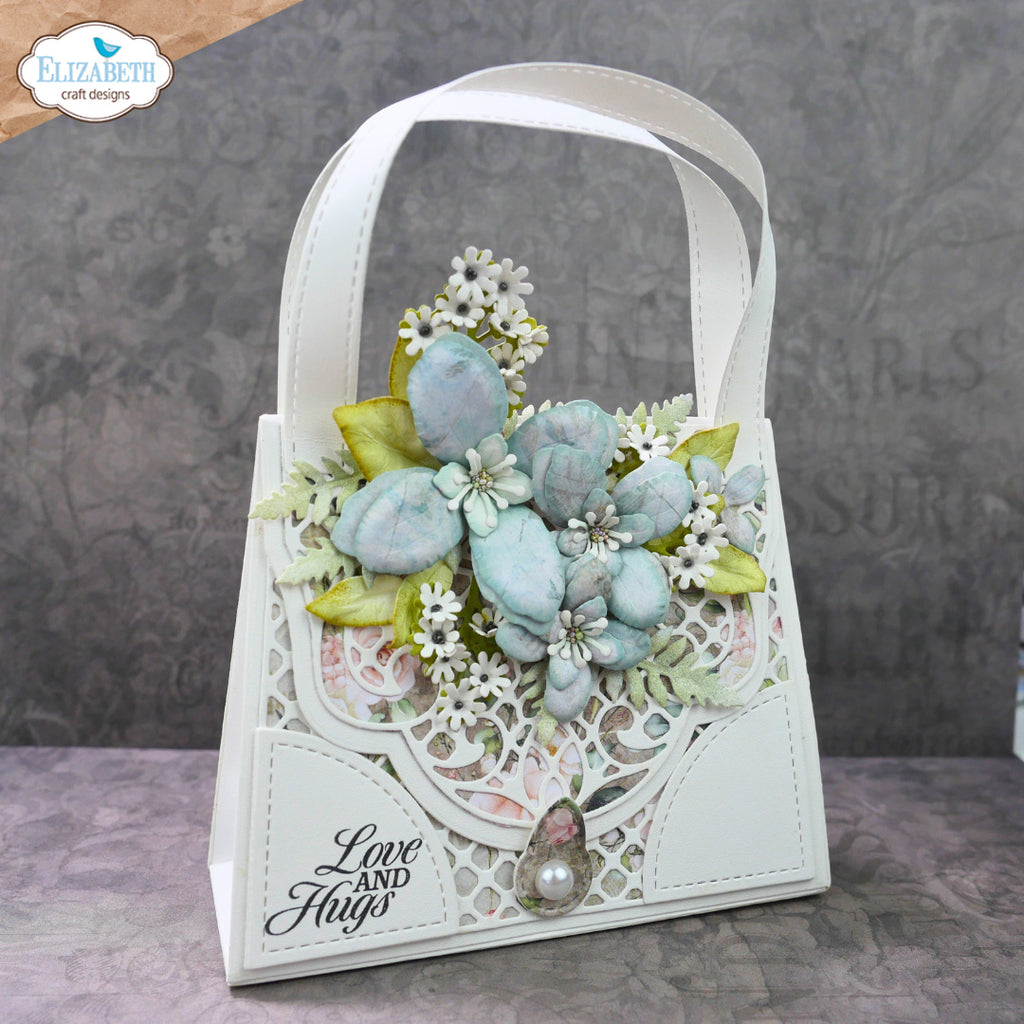 Elizabeth Craft Designs Delicate Fancy Purse Dies 2309 love 