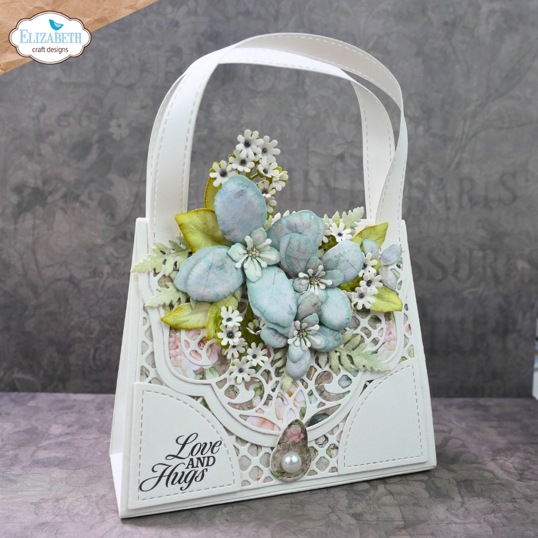Elizabeth Craft Designs Delicate Fancy Purse Dies 2309 love 