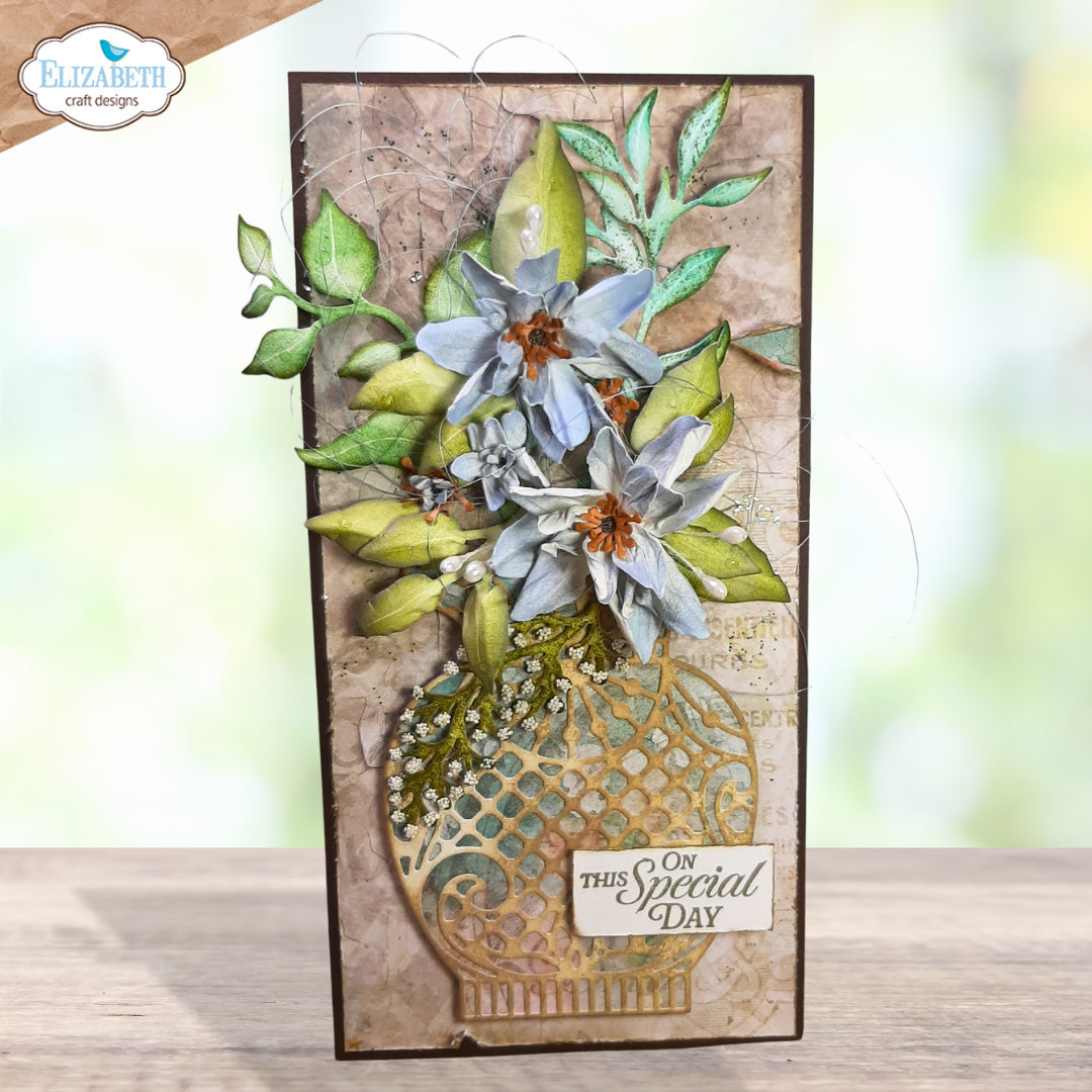 Elizabeth Craft Designs Delicate Fancy Vase Dies 2311 special day