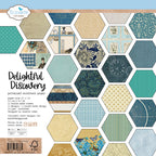 Elizabeth Craft Designs Delightful Discovery 12x12 Paper c041