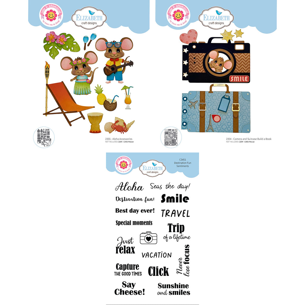 Elizabeth Craft Designs Destination Fun Stamp and Die Bundle